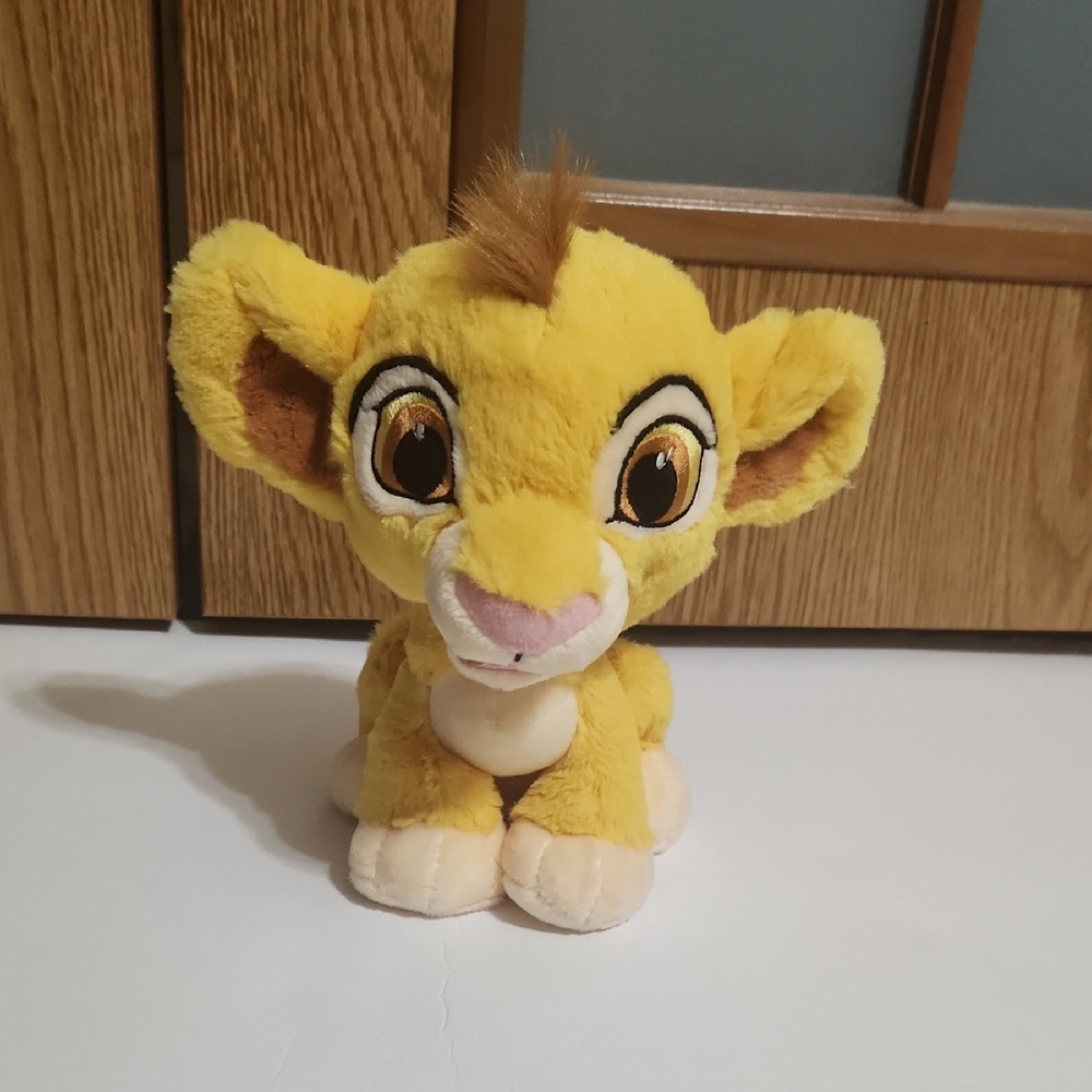 Disney Parks Simba Lion King Plush Yellow Stuffed Lion